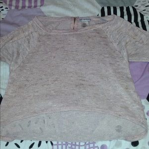 Cute Mid sleeve pink and gold T-Shirt